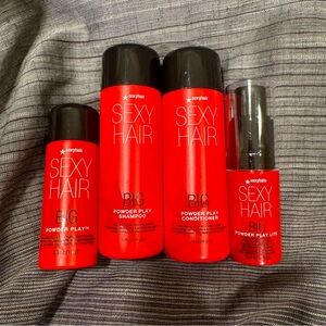 UNOPENED BRAND NEW Big Sexy Hair Powder Play, Shampoo, Conditioner, & Play Lite